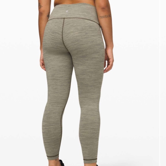 Lululemon wunder under hi rise tights sage size 12 - Picture 5 of 7